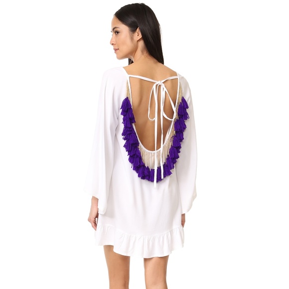 SUNDRESS Dresses & Skirts - SUNDRESS Indiana Cover Up Dress Tassels